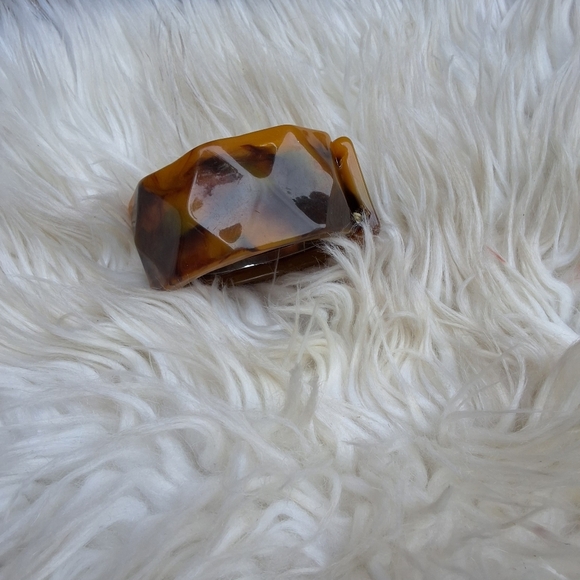 Vintage FALL‎ tones geometric stretch bracelet - Picture 3 of 14